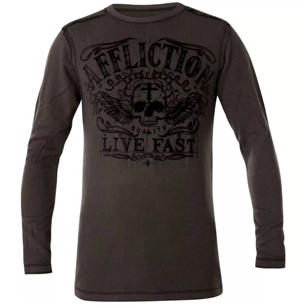 AFFLICTION Men's Thermal ROYAL IMPACT Reversible - Picture 2 of 11